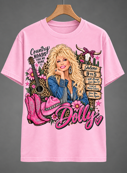 Dolly Parton Tribute Tee – A Timeless Country Music Legend Memorial Shirt💗🦋🎸